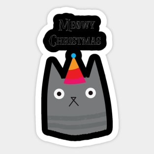 Party Christmas cat Sticker